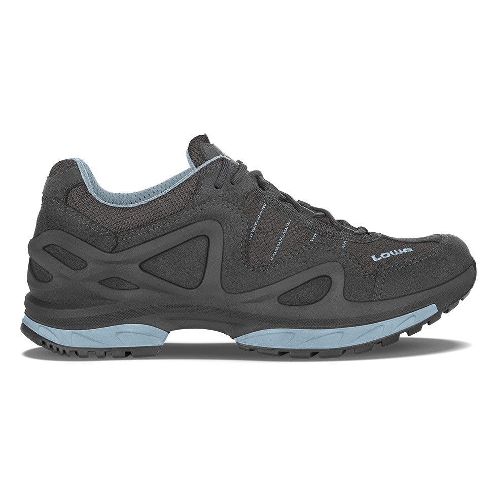 Scarpe Sportive Donna Lowa Gorgon GTX Grigie Scuro/Blu MRJVPH-179